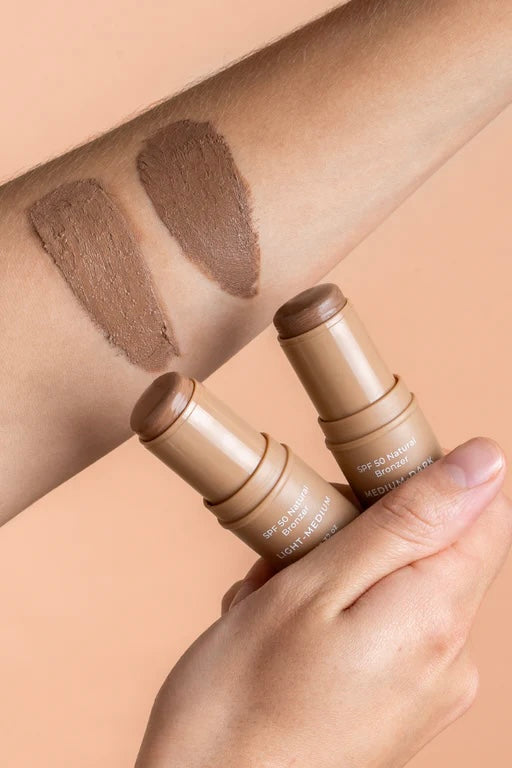 Avocado Zinc - SPF 50 Natural Bronzer - Light Medium + Medium Dark