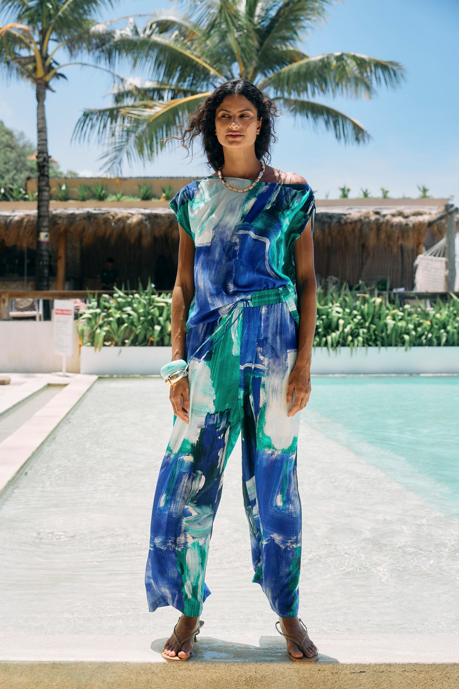 Palmera Pant - Seafoam