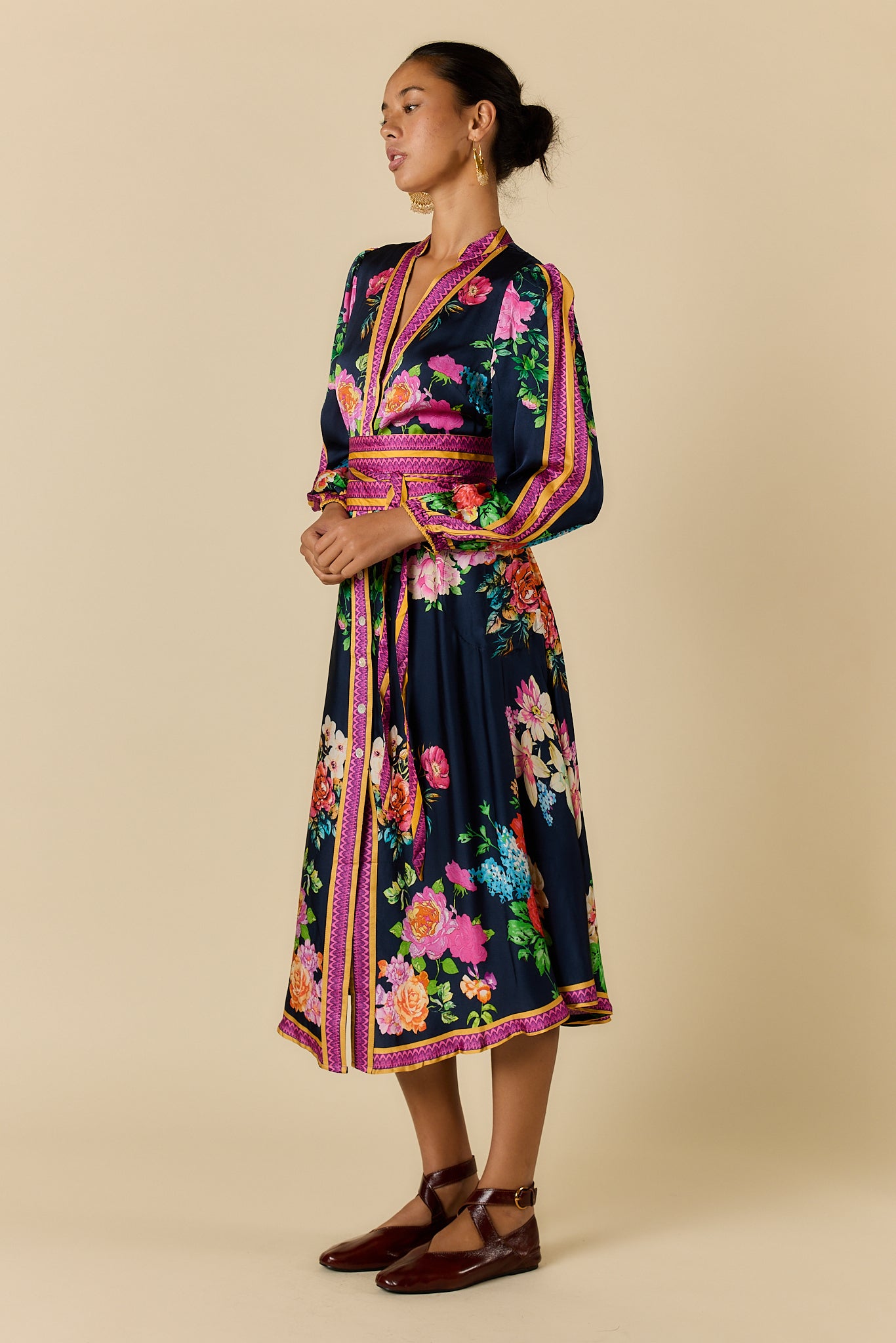 LIberite Maxi - Dark Navy Floral