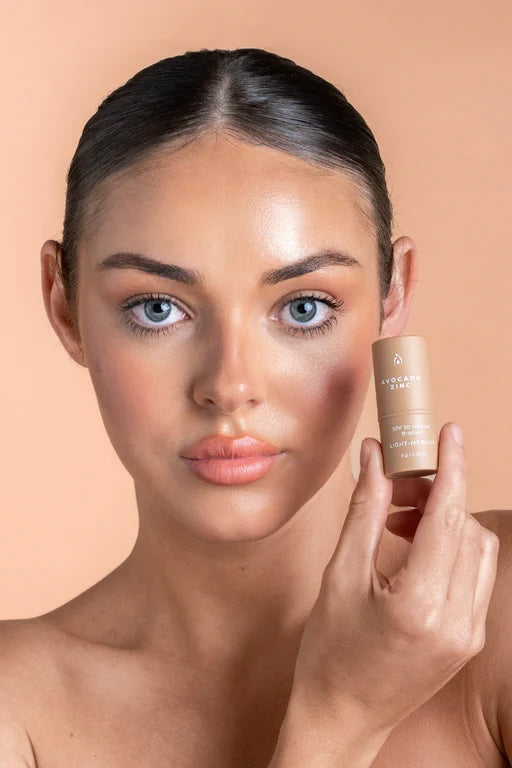 Avocado Zinc - SPF 50 Natural Bronzer - Light Medium + Medium Dark