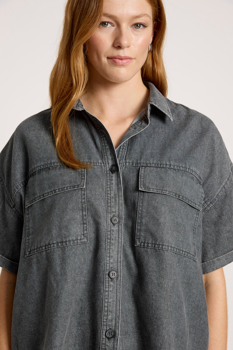 Bodhi Denim Shirt - Ash