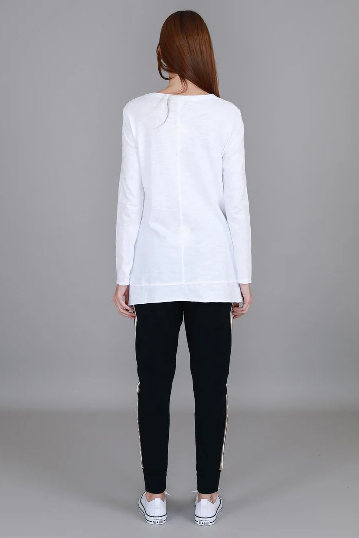 Strumpet Long Sleeve Tee - White