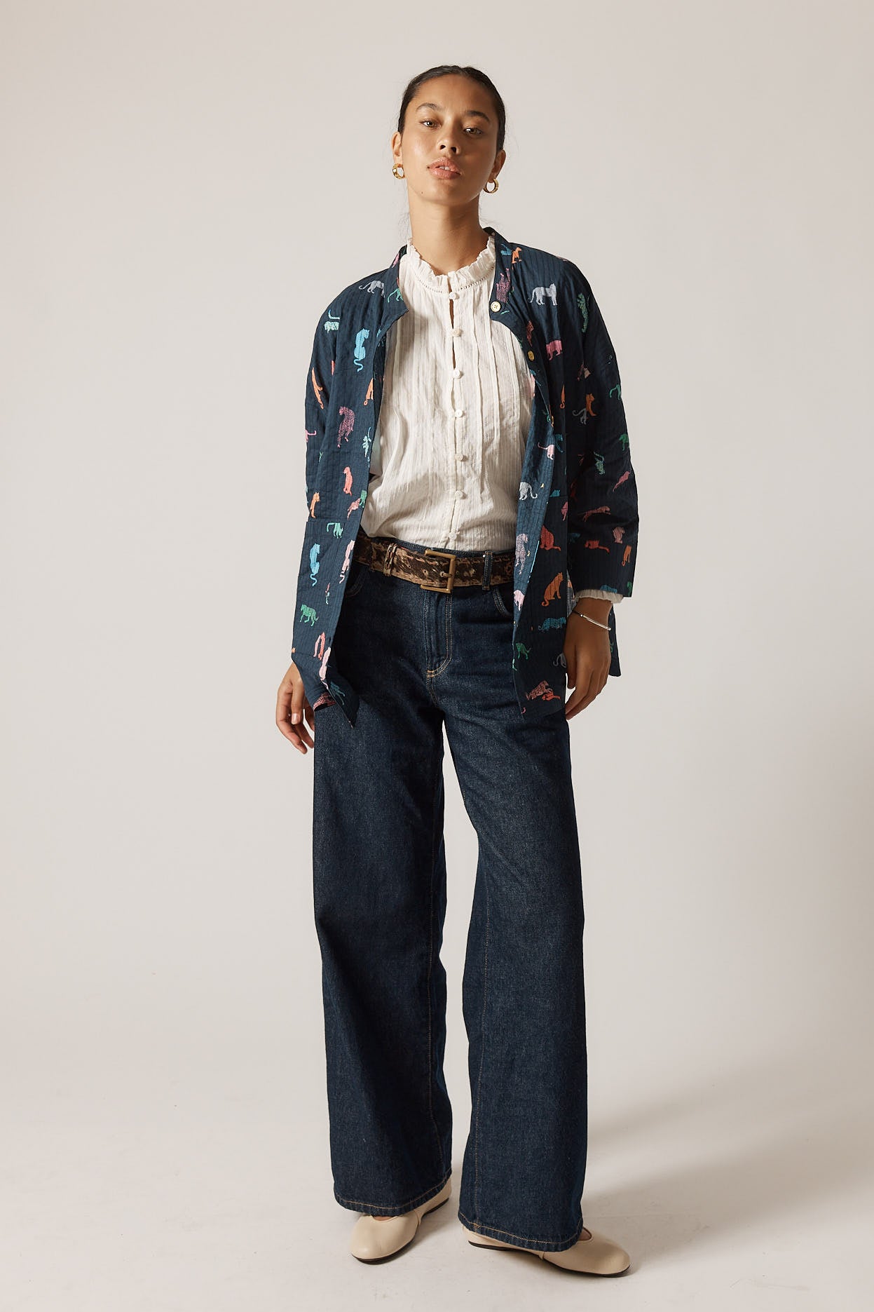 Funky Cats Coata - Navy