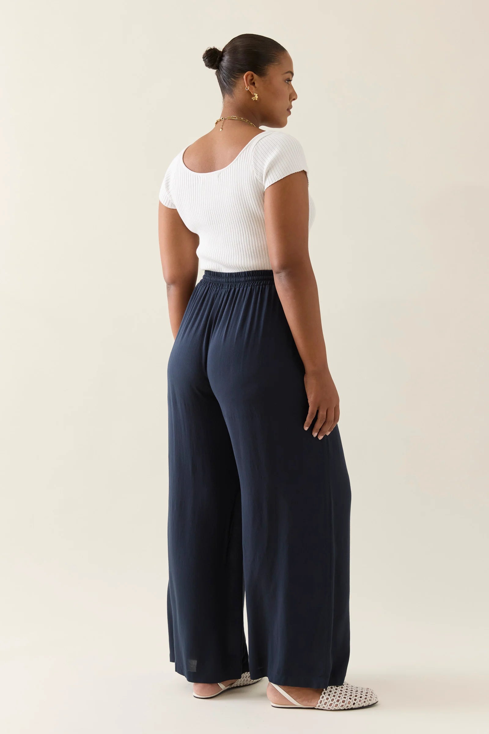 Oline Pant - Navy