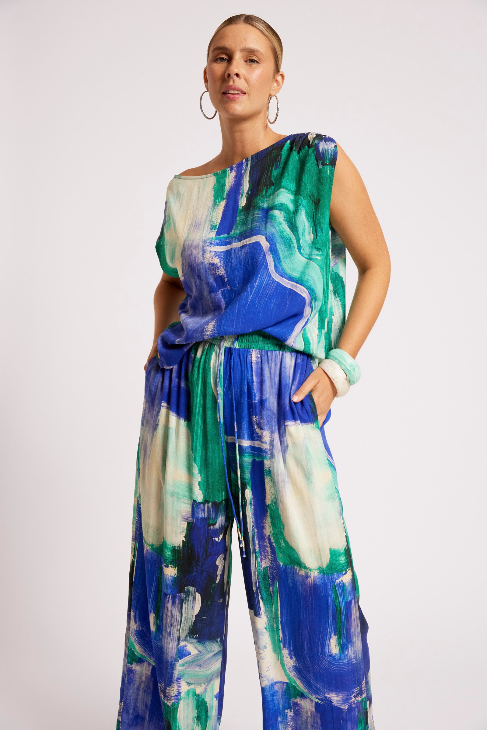 Palmera Top - Seafoam Blue