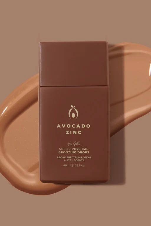 Avocado Zinc - SPF 50 Physical Bronzing Drops