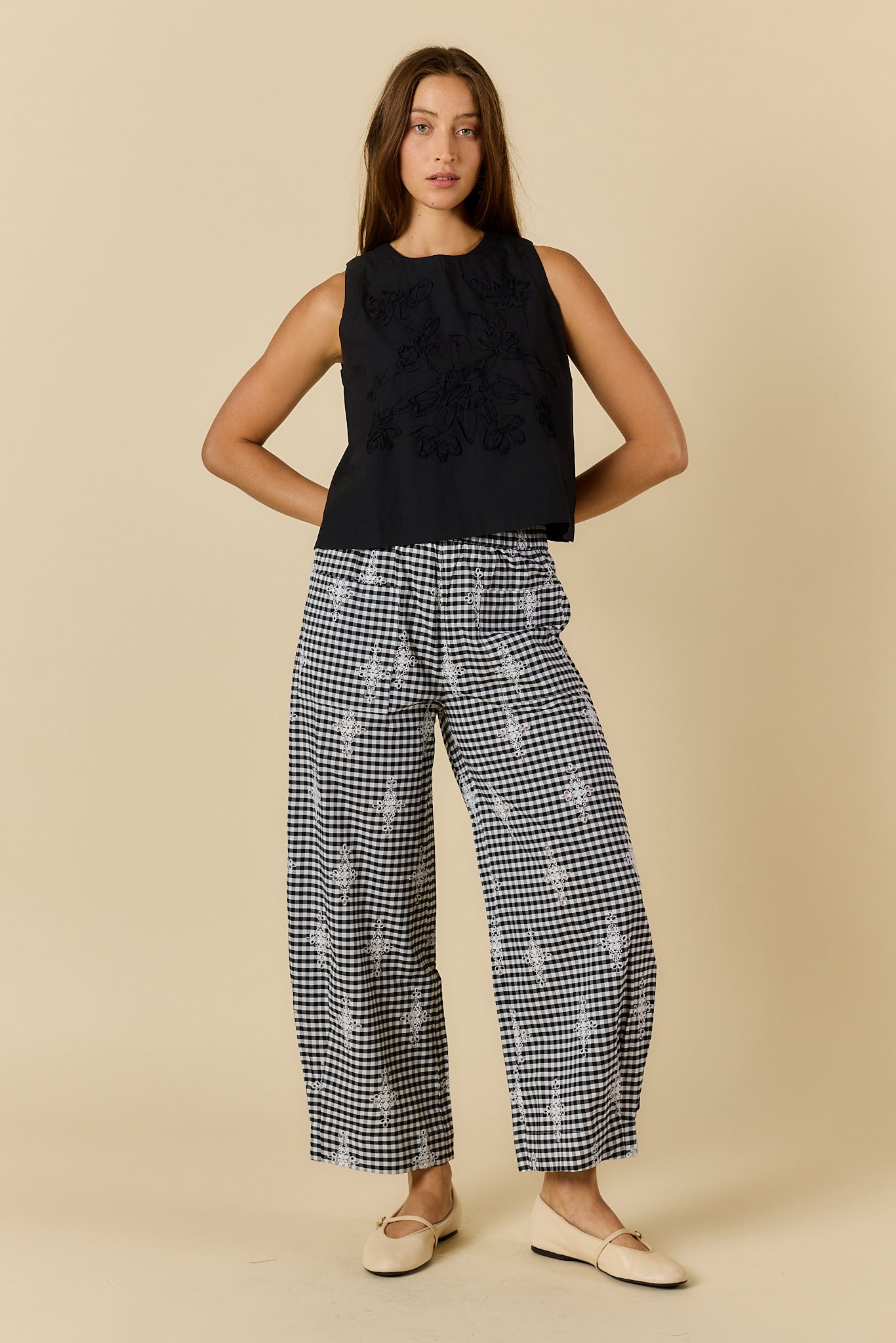 Cornelli Top - Black
