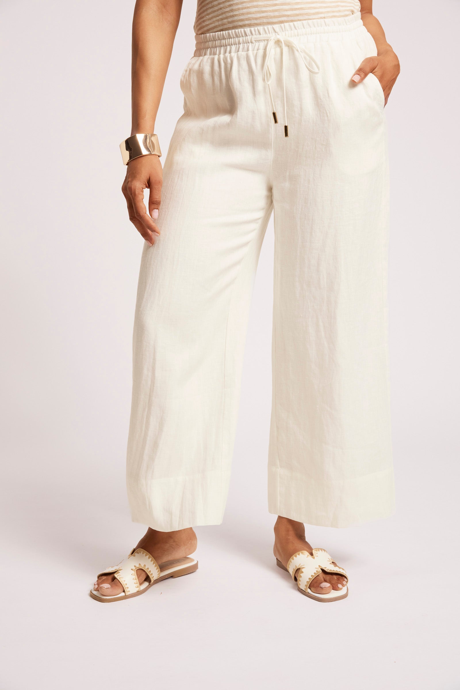 Cove Relaxed Pant - White