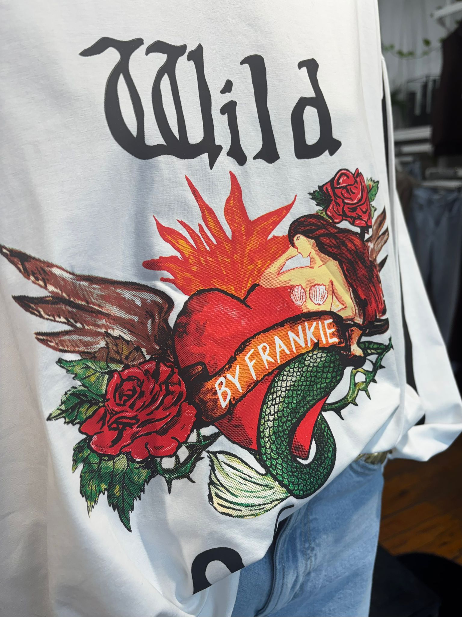 Wild Heart - White Long Sleeve