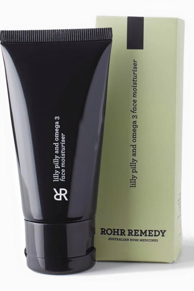 Rohr Remedy Lilly Pilly and omega 3 face moisturiser All Natural skincare Australian Made Nourishing Hydrating face Australian Botanicals