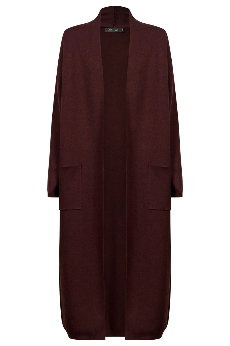 Zala Cardigan - Mahogany
