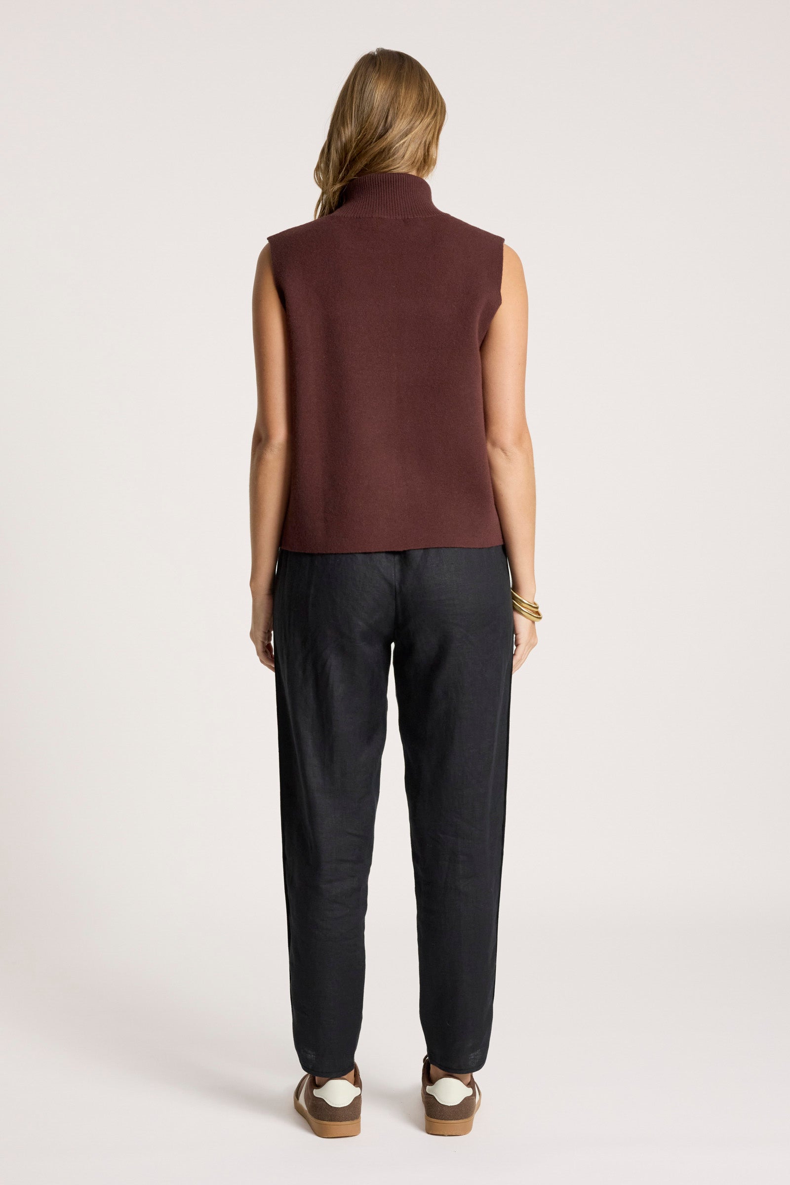 Zala Roll Knit - Mahogany