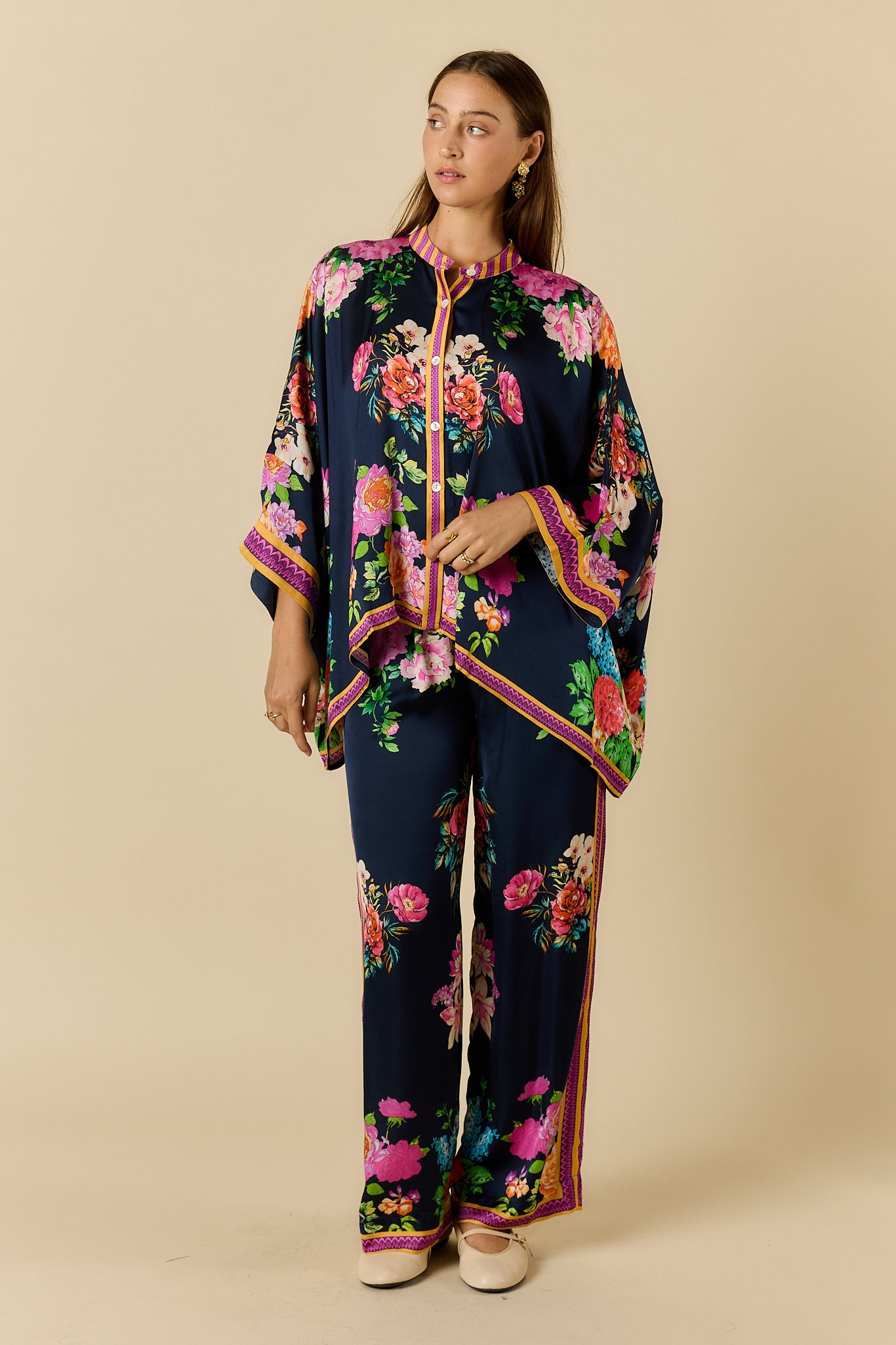 Liberte Top - Dark Navy Floral