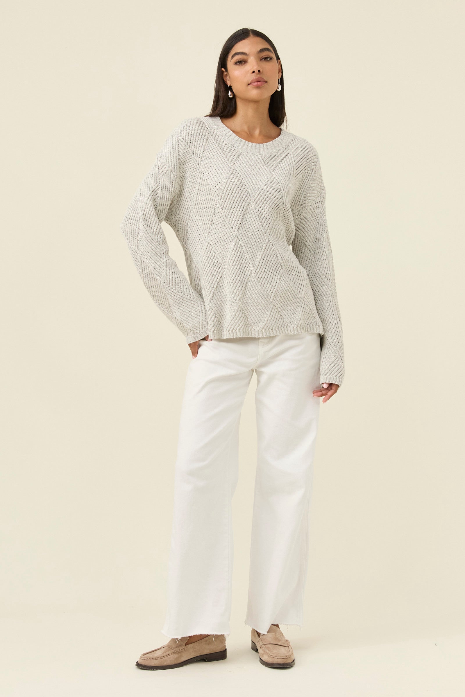 Sadie Jumper - Stone Marle