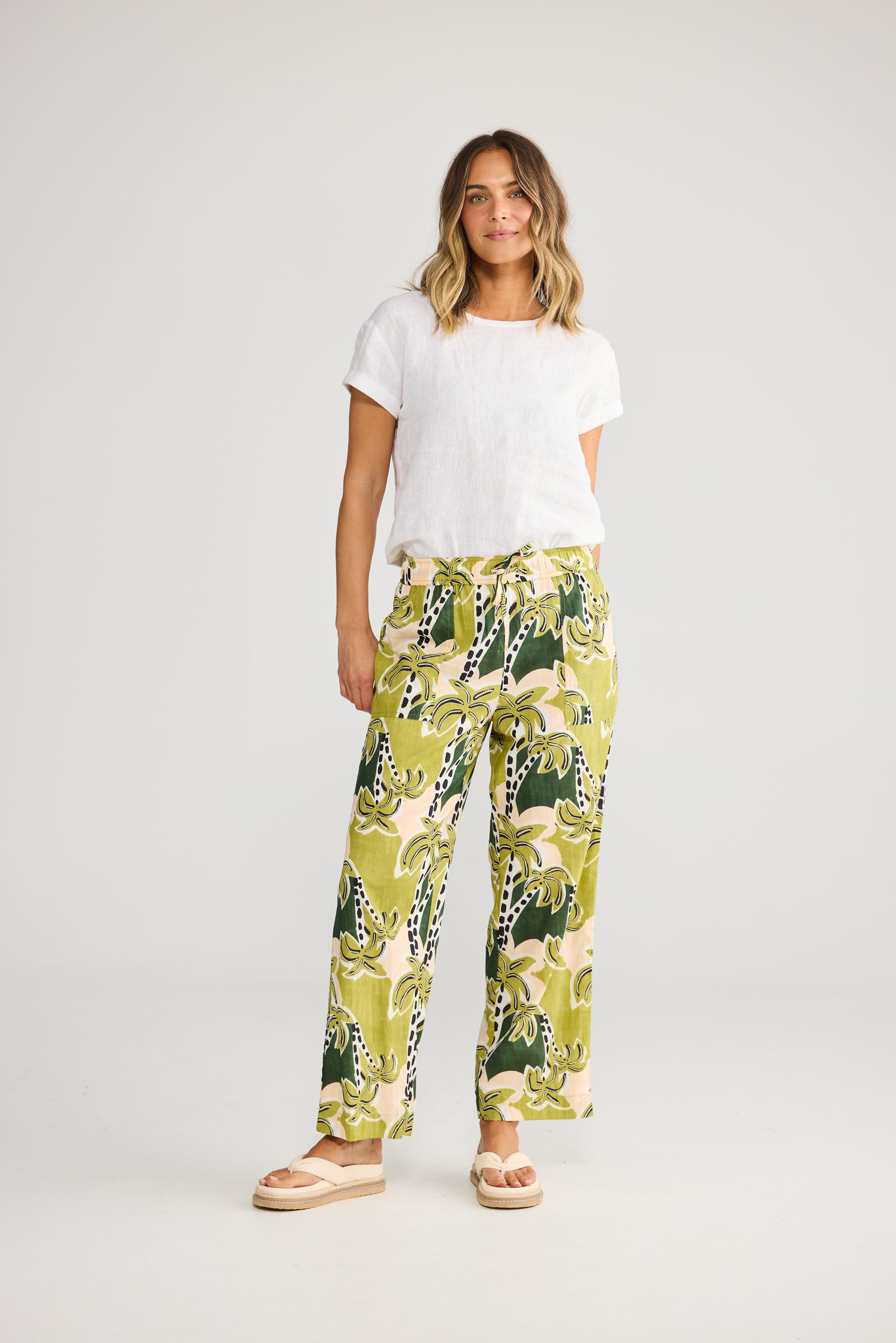 Marina Pant - Tropical Deco