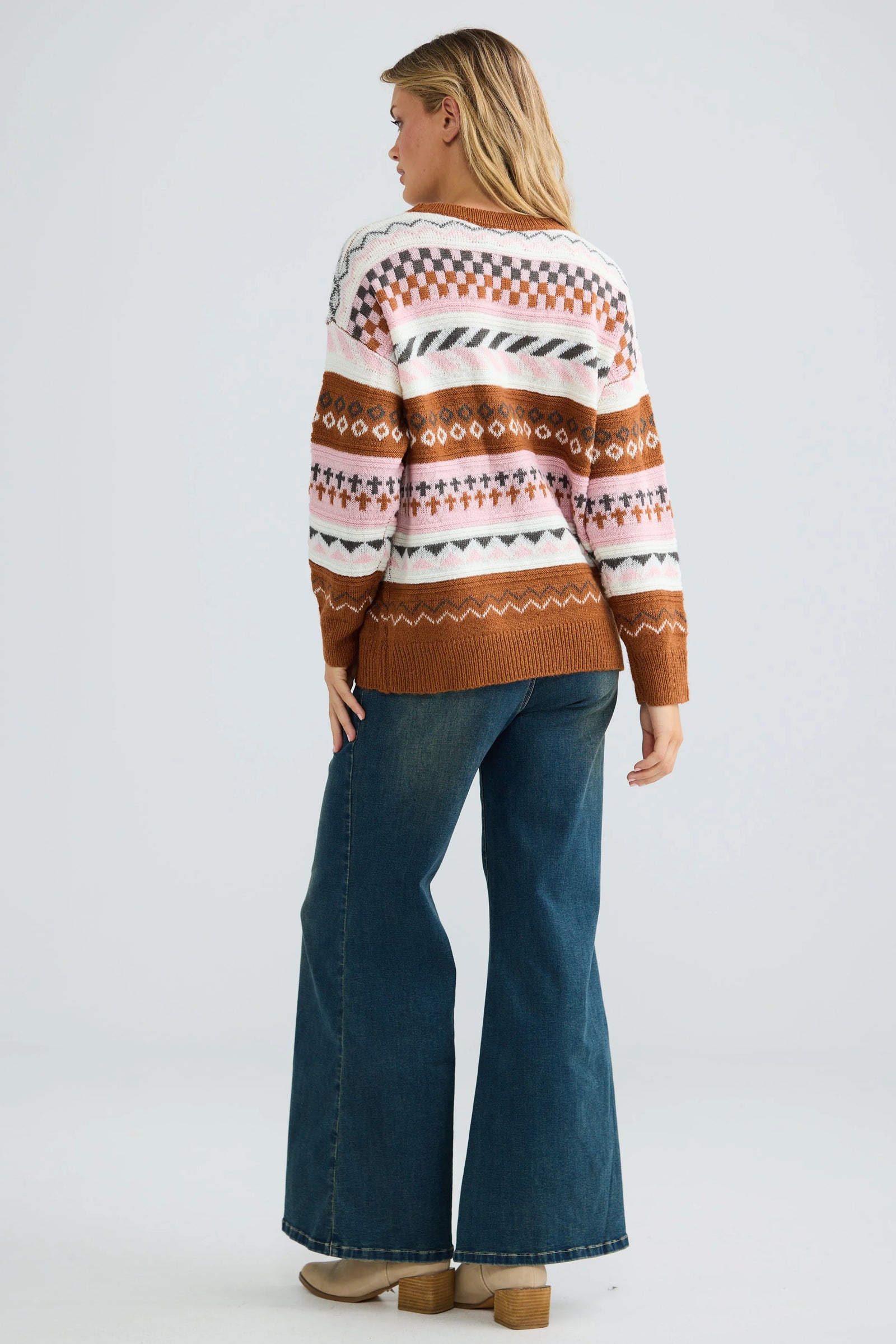 Snow Bunny Knit - Pink