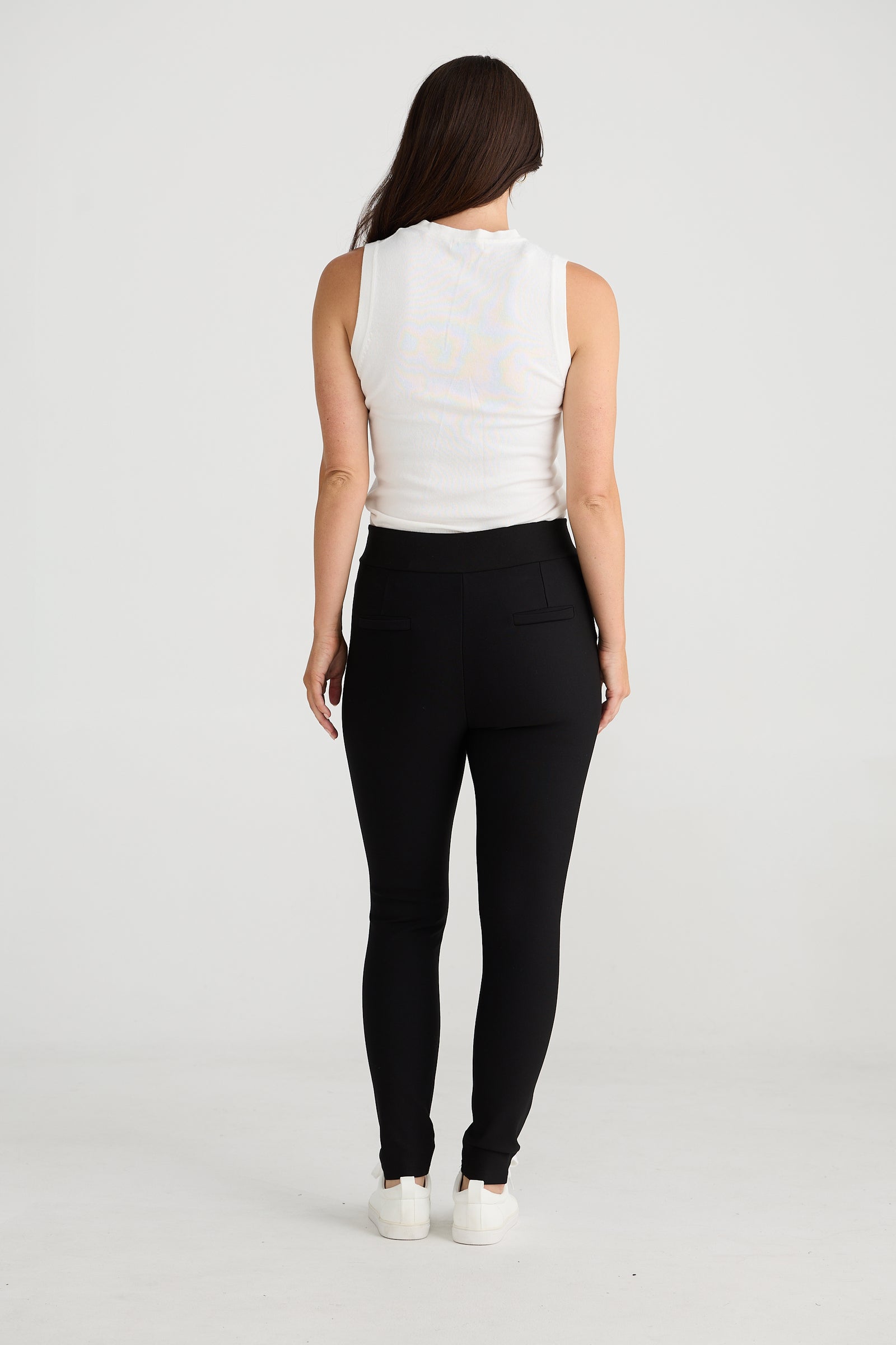 Brave + True Pilot Pant Thick stretch ponte slim leg pant work pant with pockets