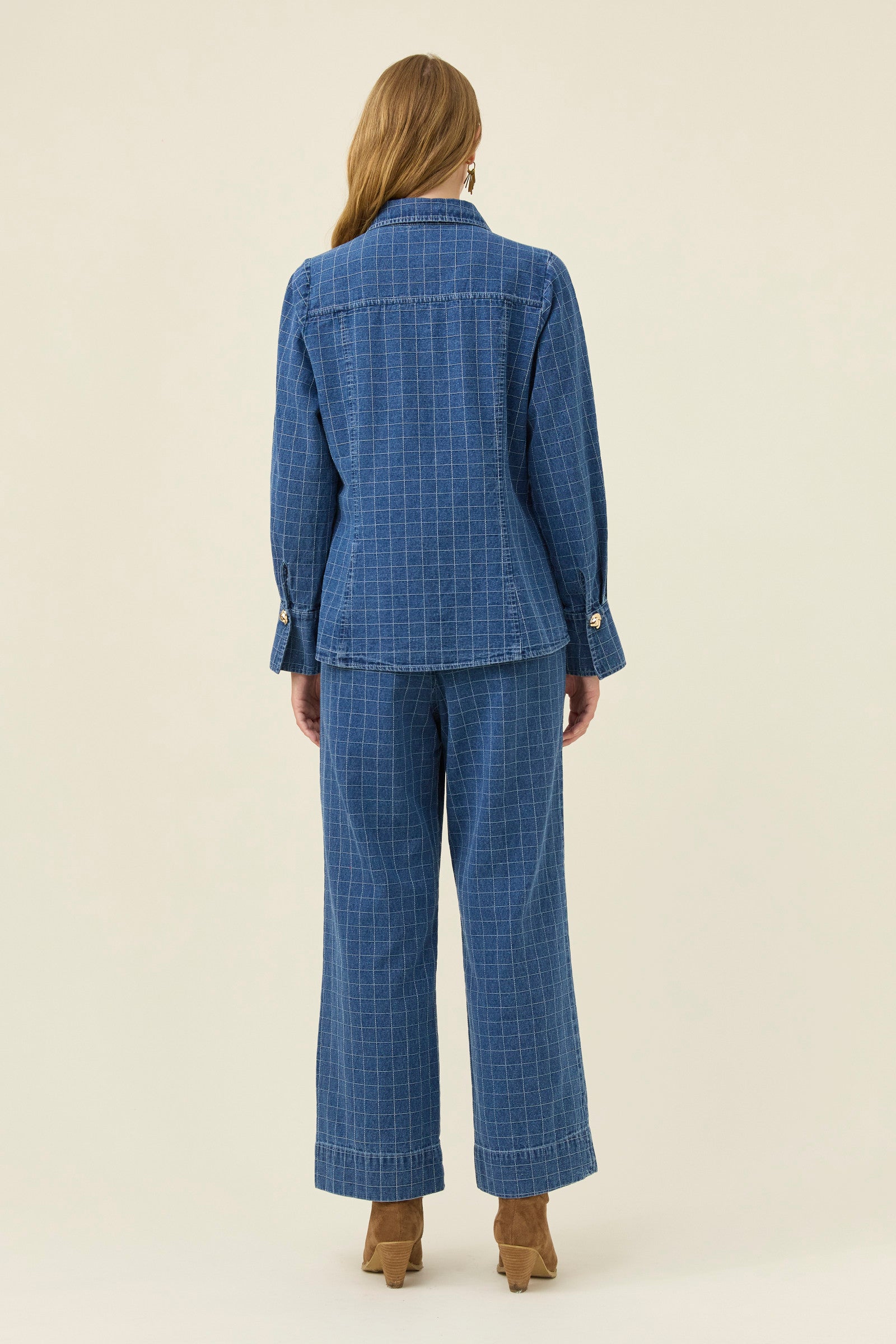 Sloane Denim Shirt - Check