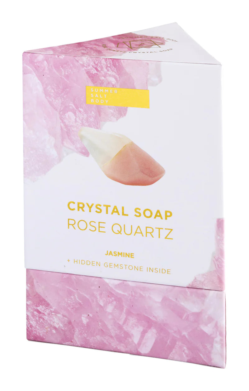 Rose Quartz Crystal Soap - with hidden gemstone!