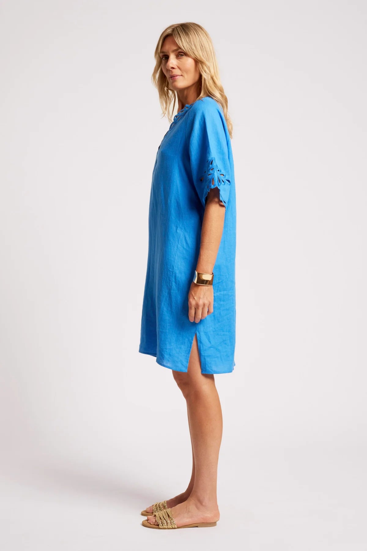 Maris Dress - Marine Blue