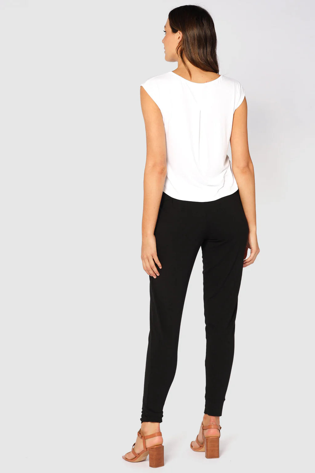 Bamboo Slouch Pant - Black