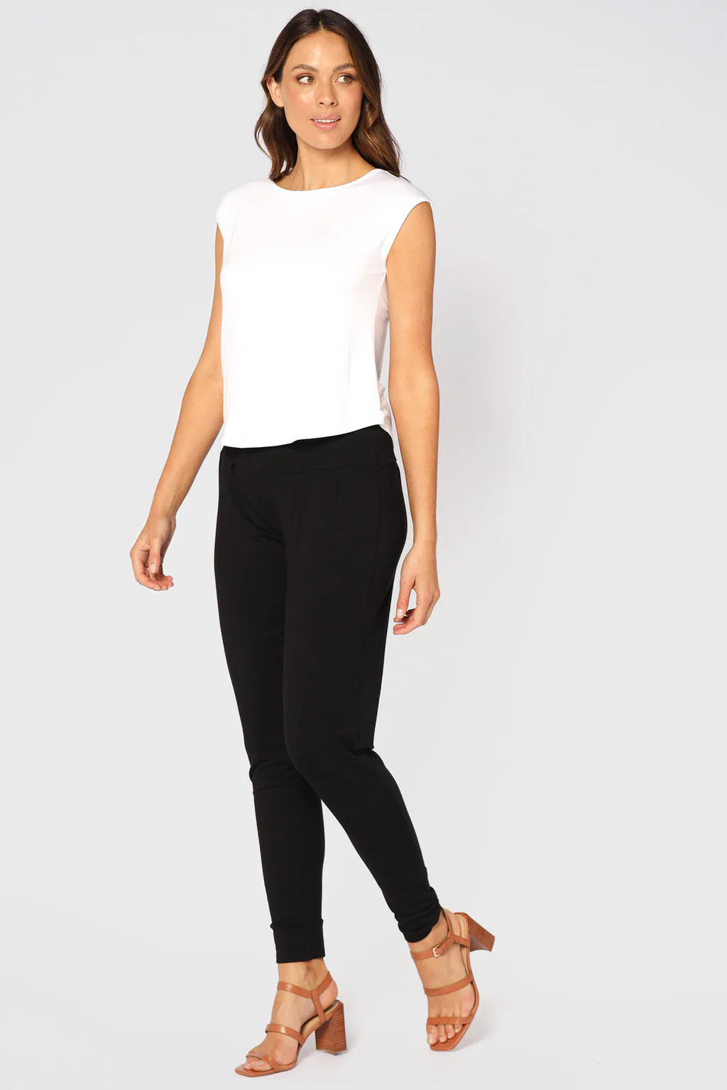 Bamboo Slouch Pant - Black