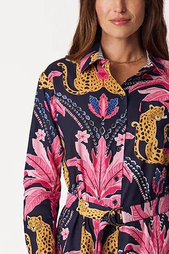 Wild Cat Shirtmaker Dress
