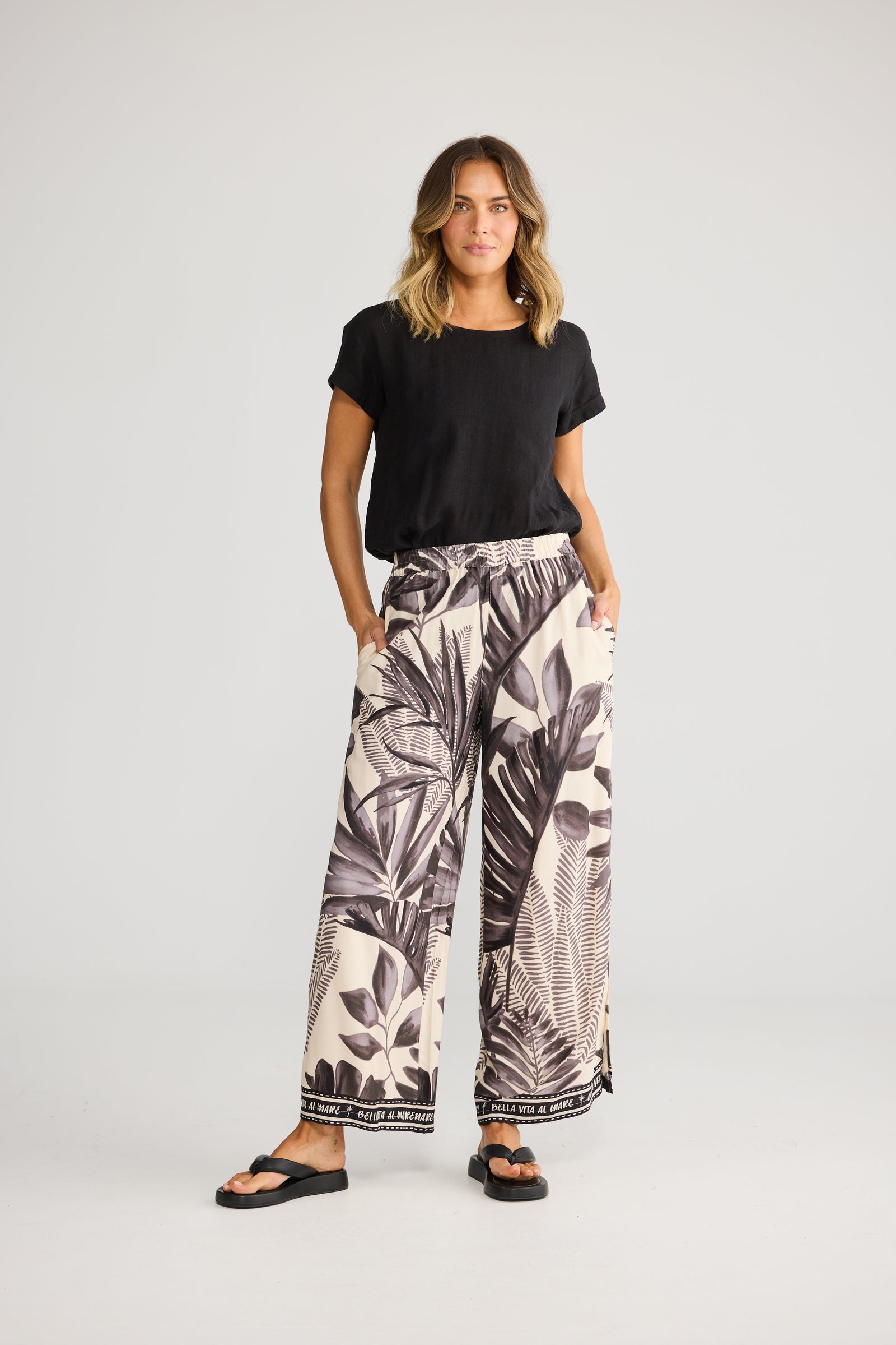 FlyAway Pant - Sunset Palms