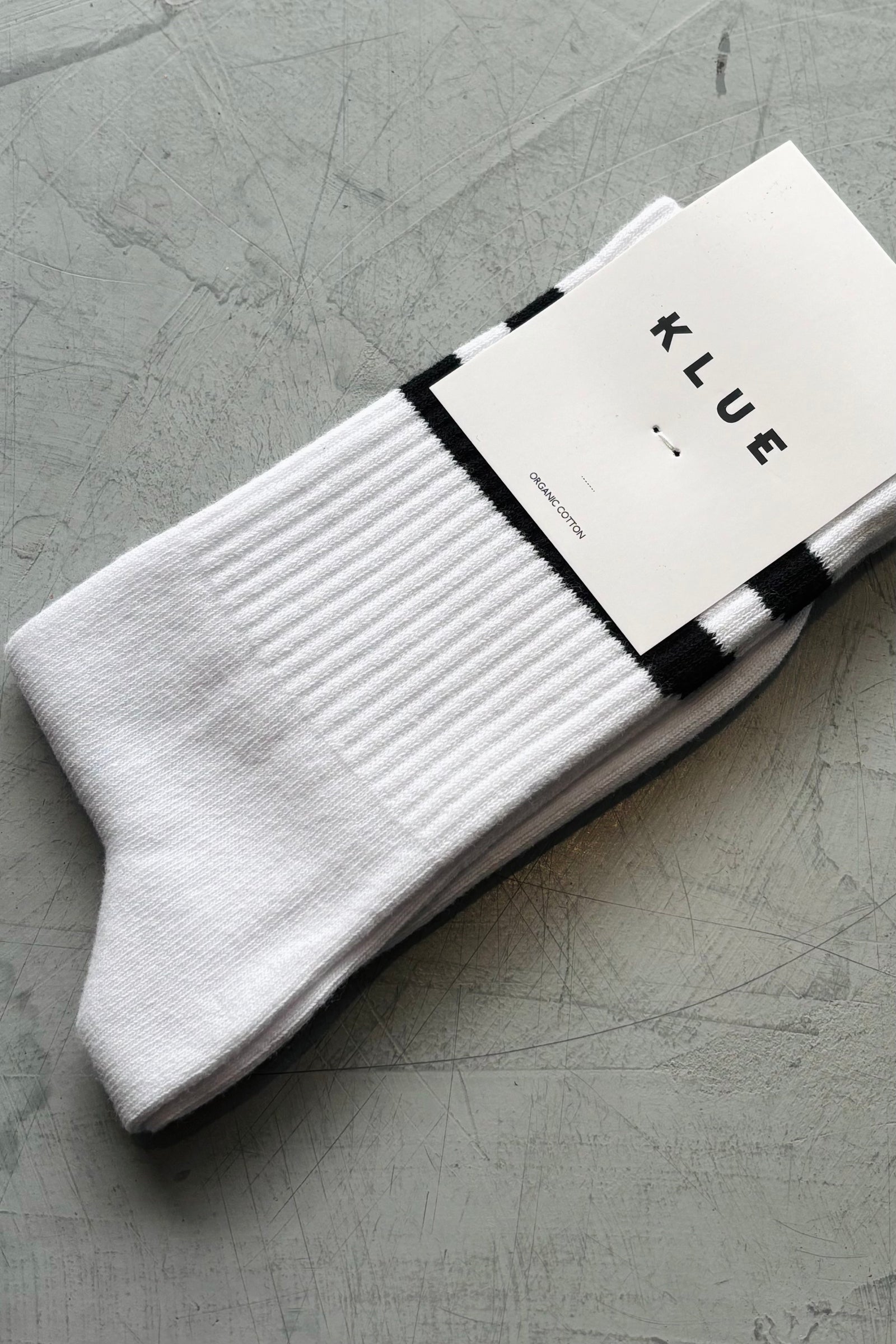 KLUE Cotton Tennis Socks | White