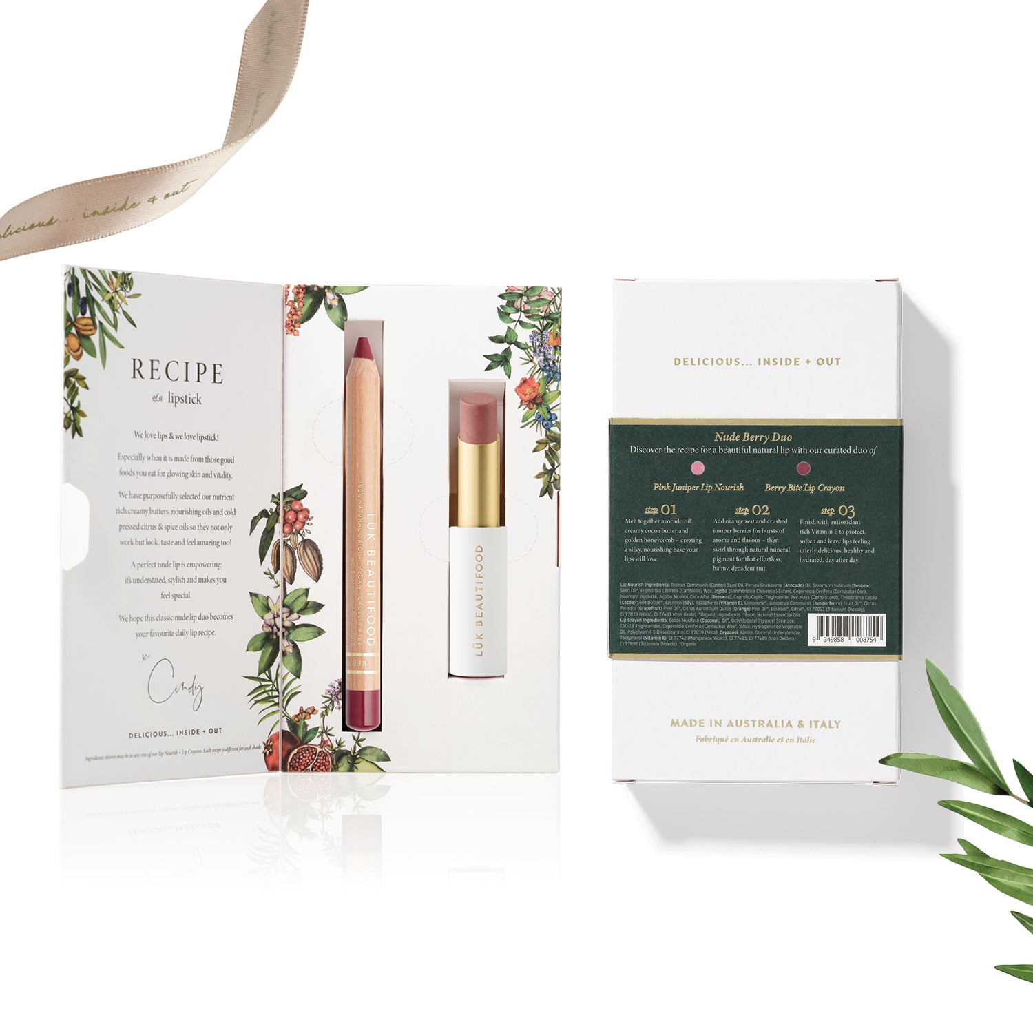 Recipe of a Lipstick - Nude Berry Duo