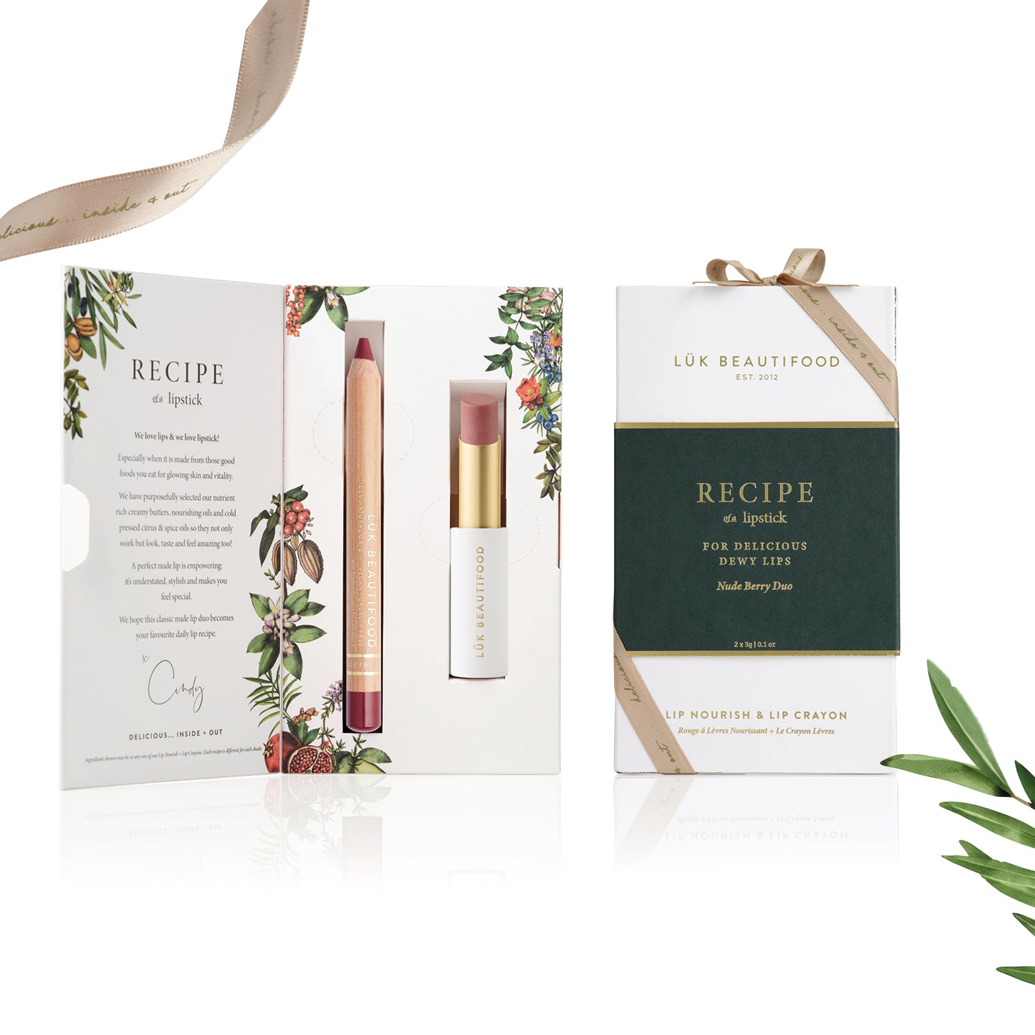 Recipe of a Lipstick - Nude Berry Duo