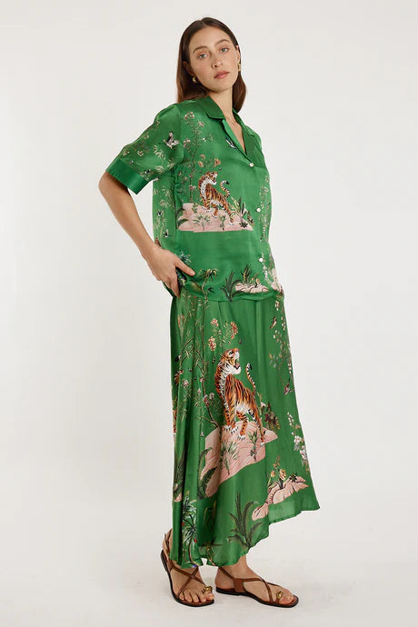 Machali Skirt - Emerald