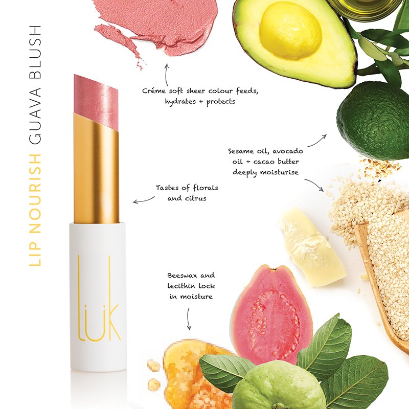 Guava Blush Lip Nourish - 100% Natural-Beauty-Lip Nourish natural skin care lip stain moisturiser