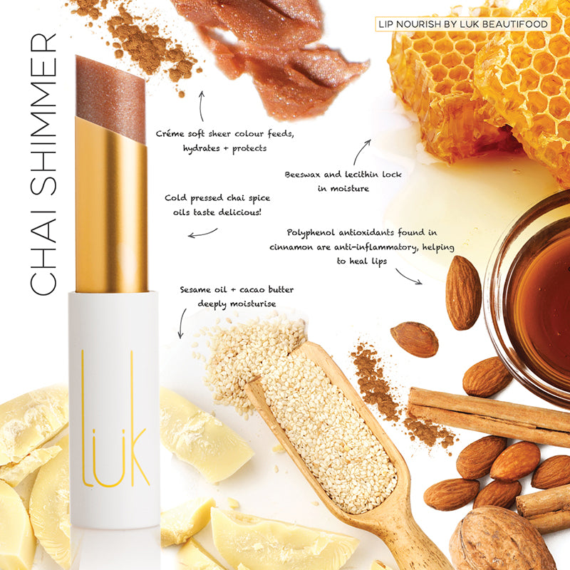 Chai Shimmer Lip Nourish - 100% Natural-Body-Lip Nourish-fox-and-scout.myshopify.com