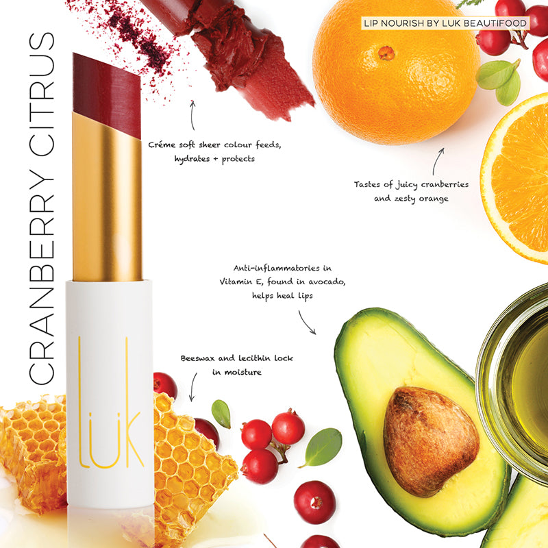 Cranberry Citrus Lip Nourish - 100% Natural-Body-Lip Nourish-fox-and-scout.myshopify.com