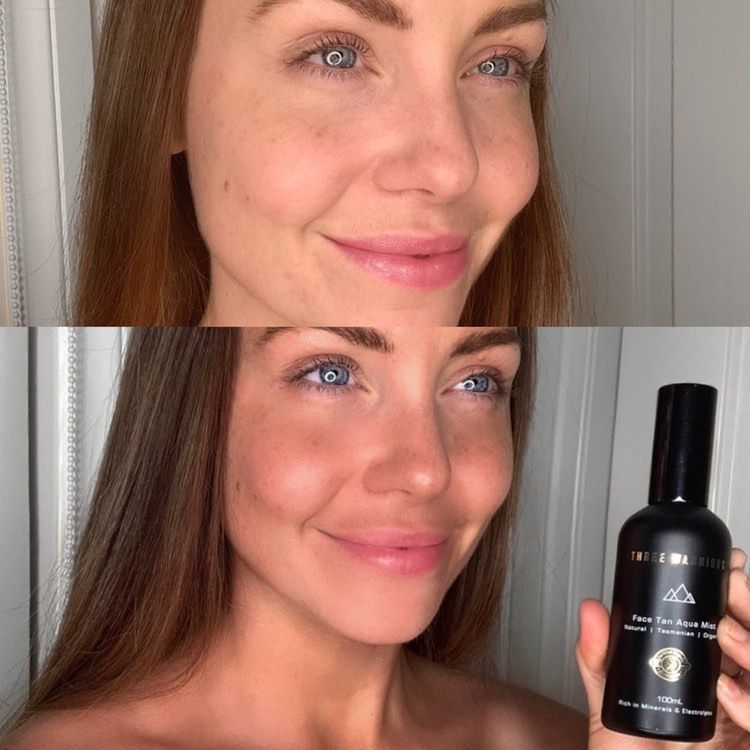 Face Tan Aqua Mist-Beauty-Three Warriors-fox-and-scout.myshopify.com