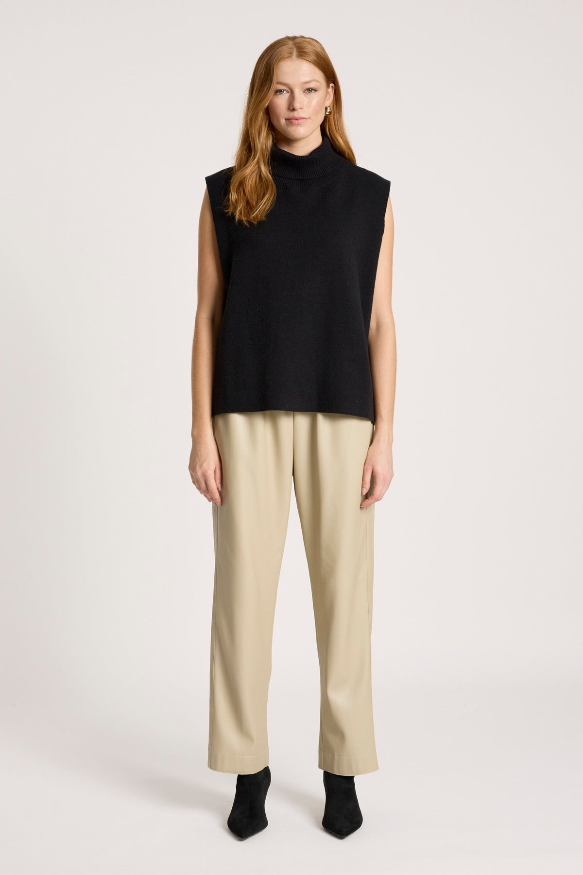 Zala Roll Knit  - Black