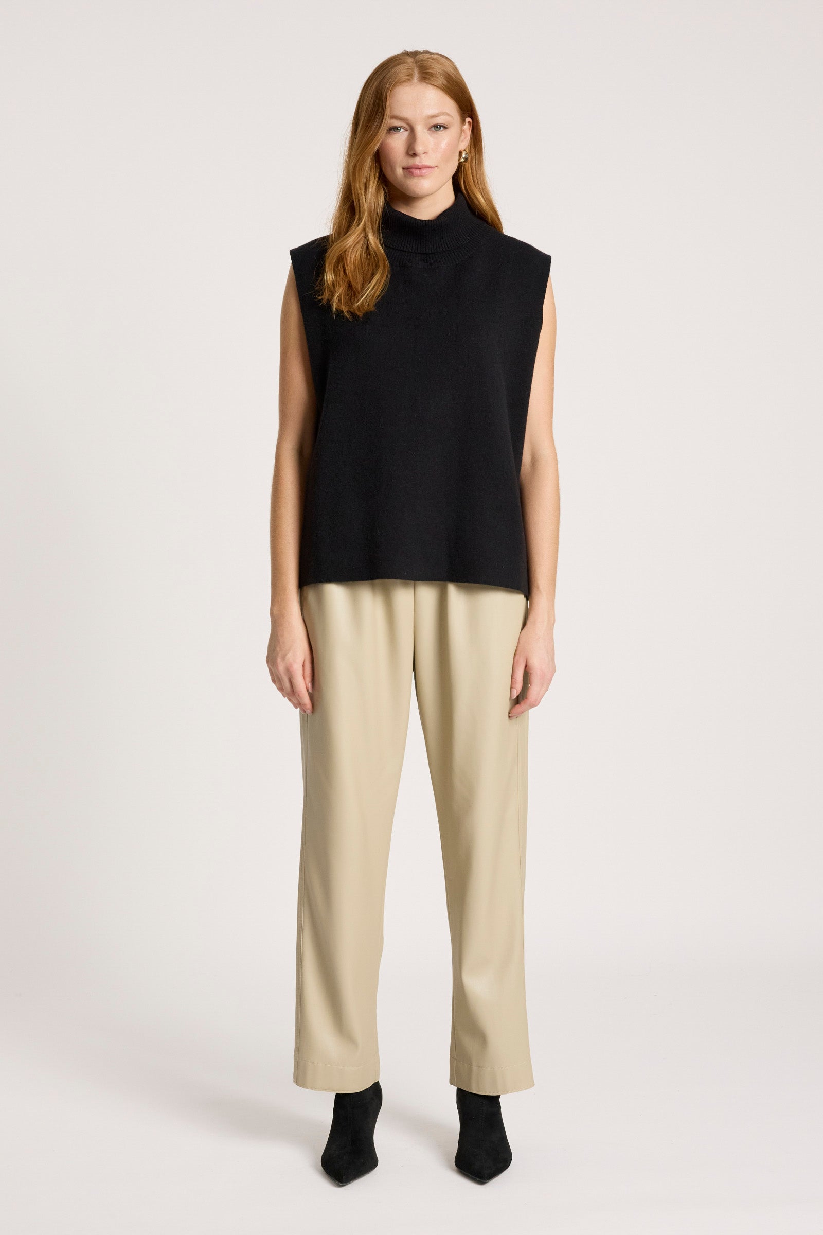 Zala Roll Knit  - Black