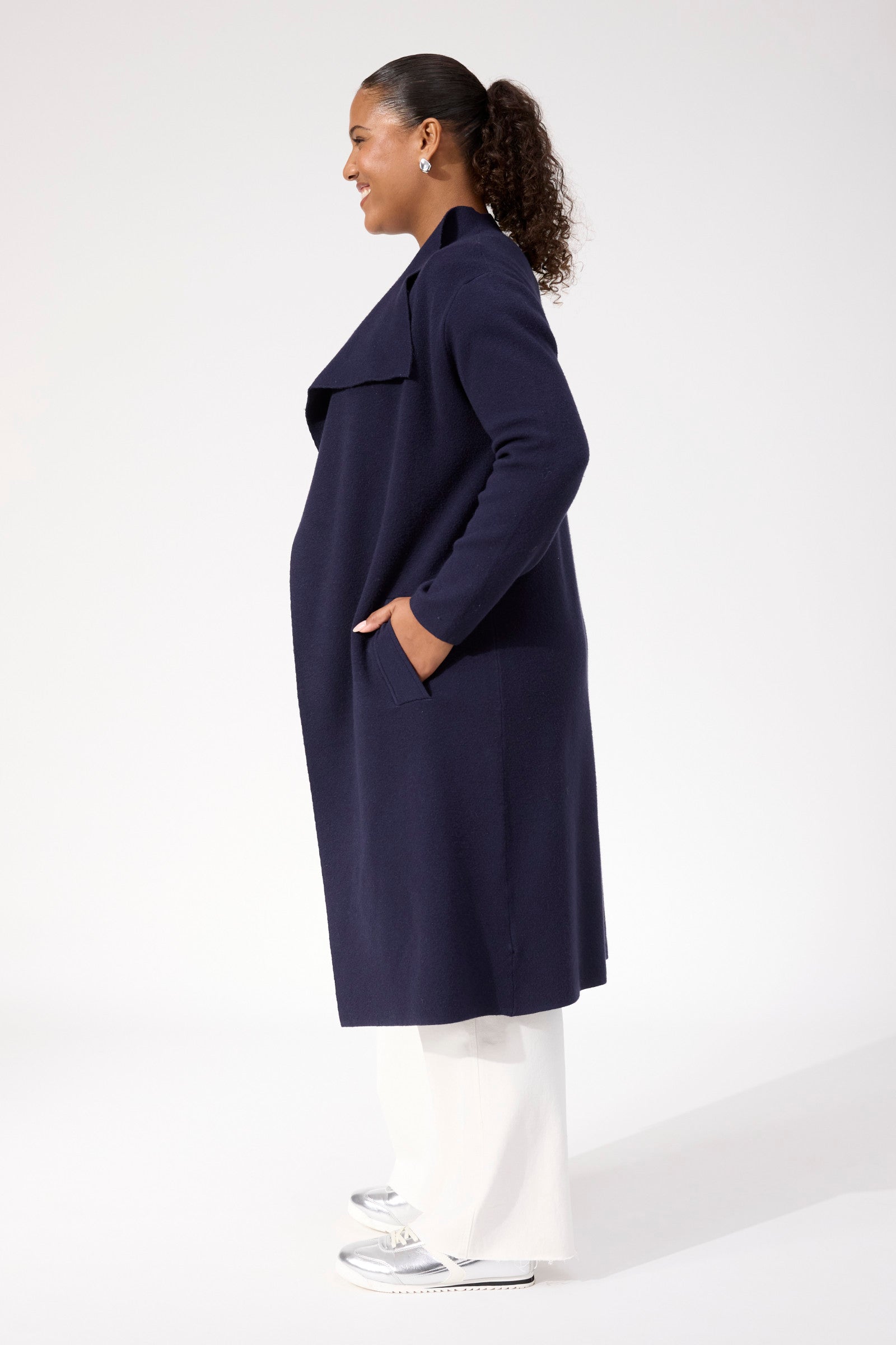 Chamonix Cardigan - Navy