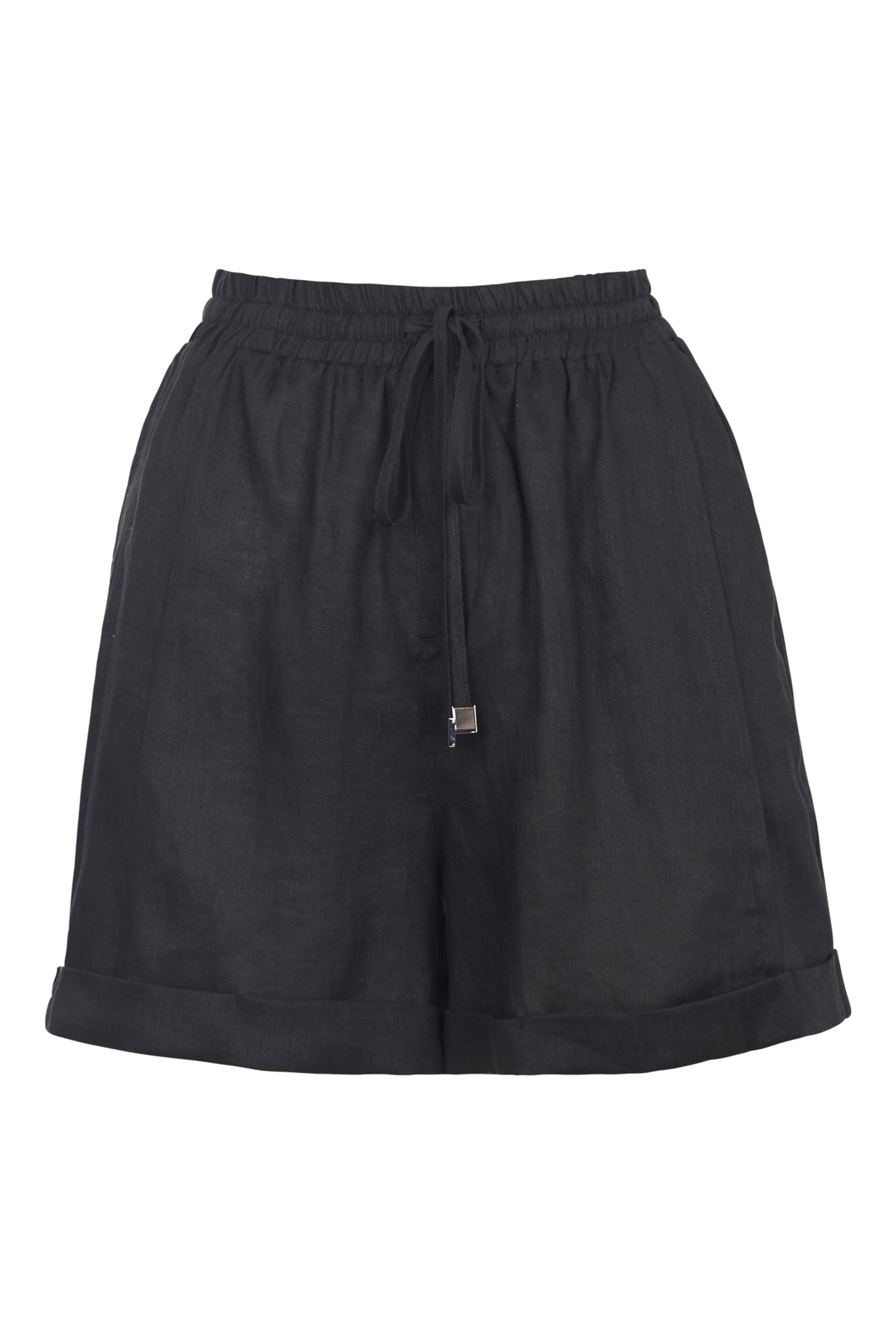 Studio Linen Short - Black