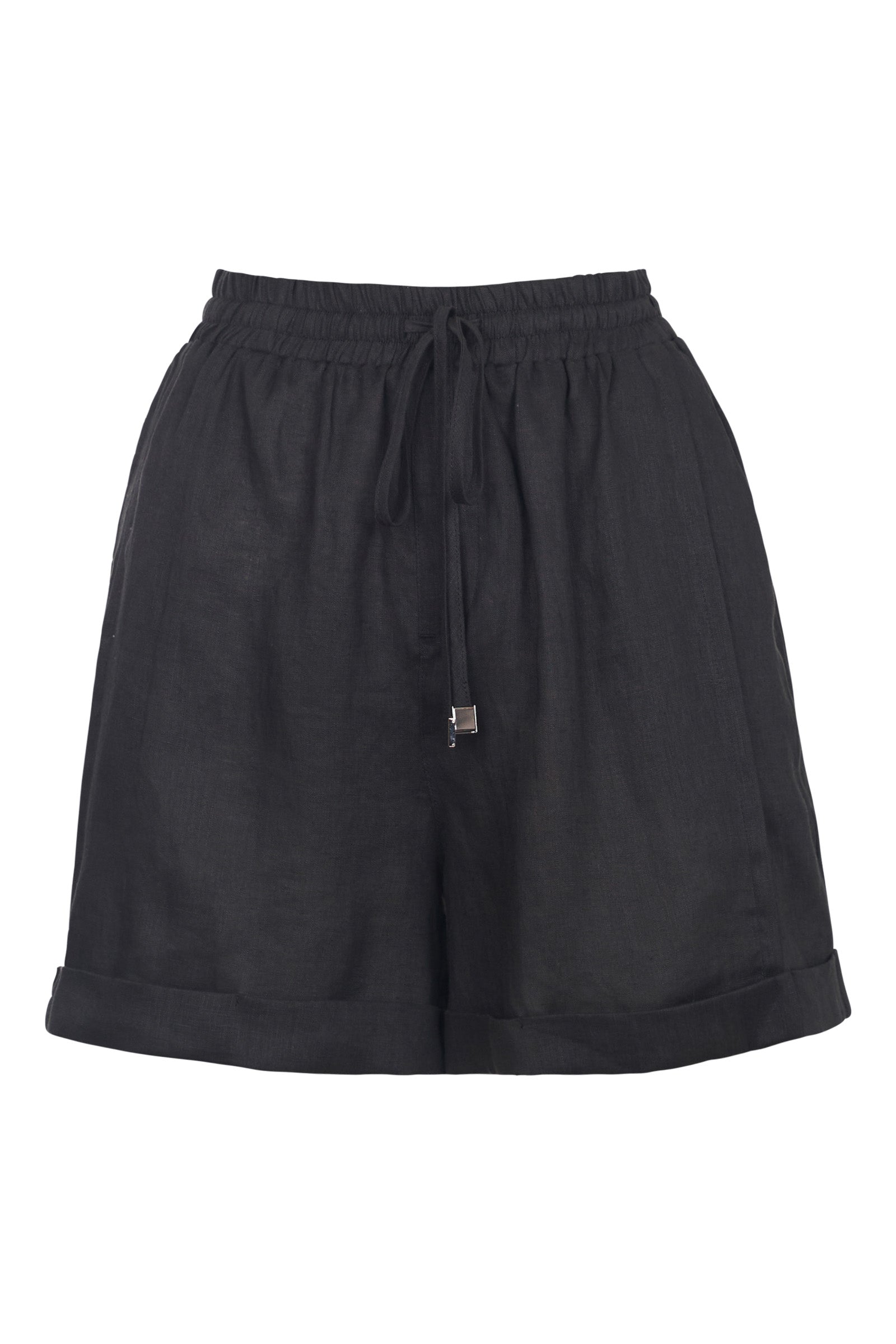 Studio Linen Short - Black