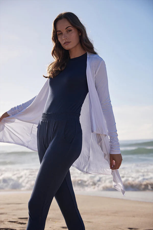 Bamboo Peggy Trouser - Dark Navy