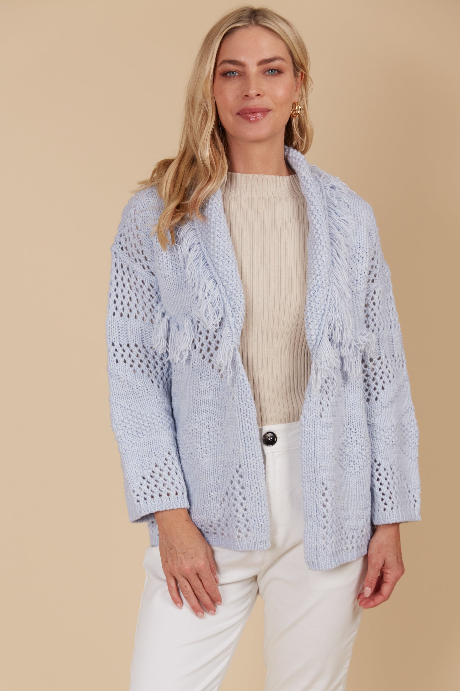 Luna Cardigan - Sky Blue