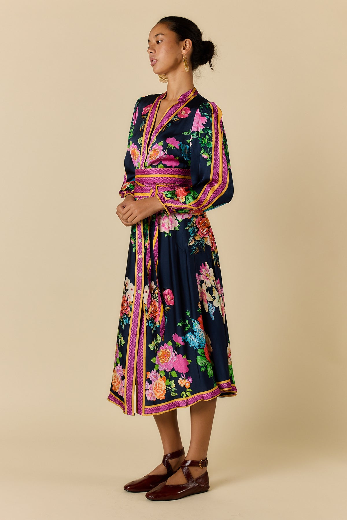 LIberite Maxi - Dark Navy Floral