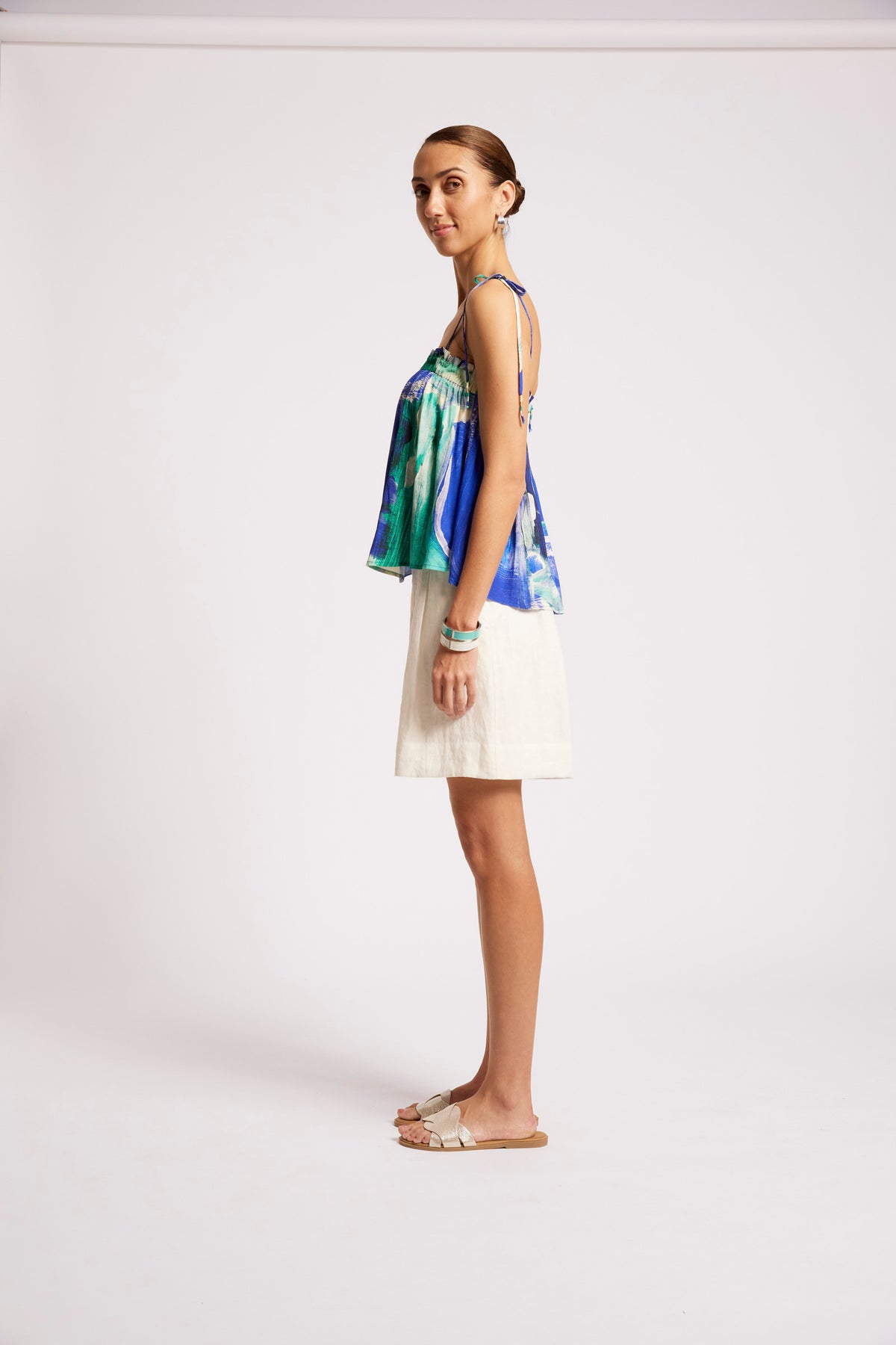 Palmera Tank Top - Seafoam Blue