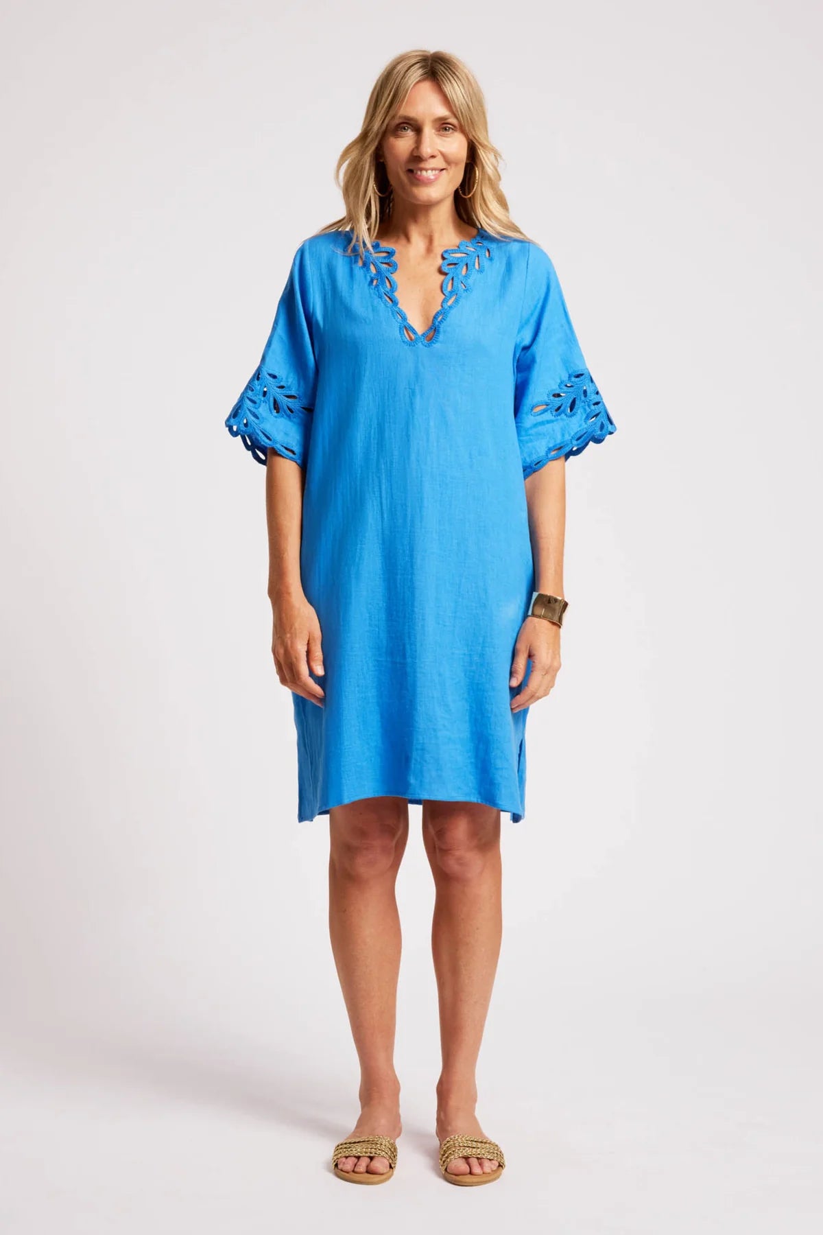 Maris Dress - Marine Blue