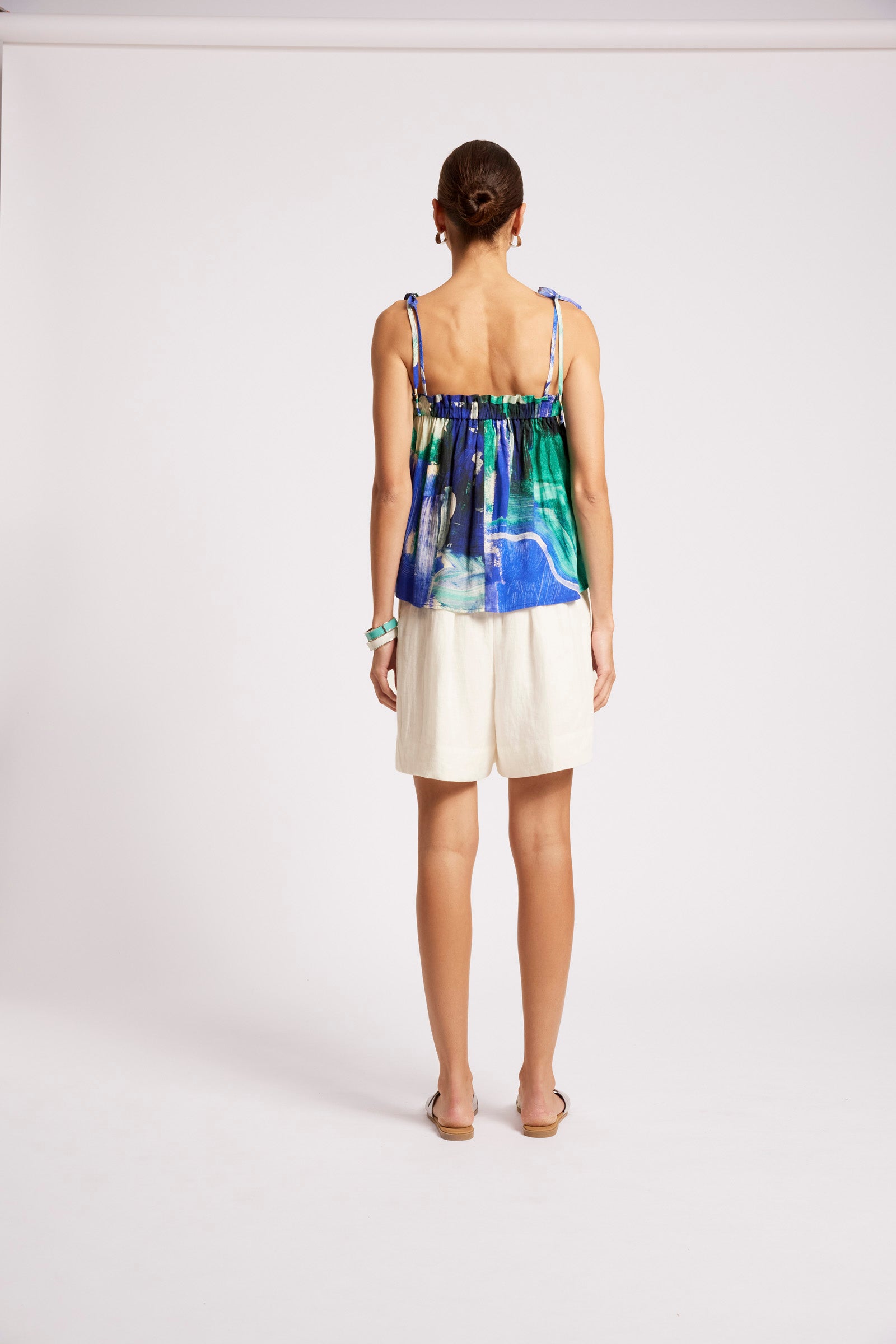 Palmera Tank Top - Seafoam Blue