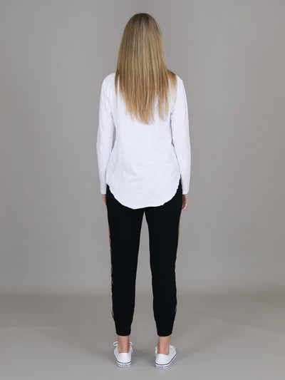 Penola Long Sleeve T Shirt - White