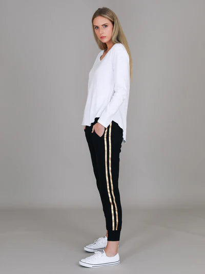 Penola Long Sleeve T Shirt - White