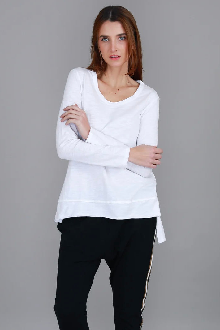 Strumpet Long Sleeve Tee - White